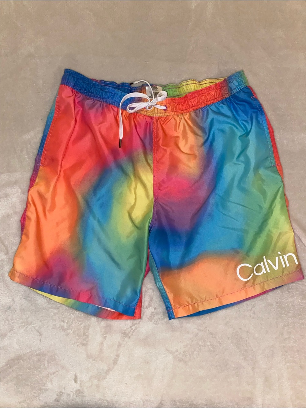 ♥️ Calvin Klein Swim Trunks Size L - Picture 2 of 8